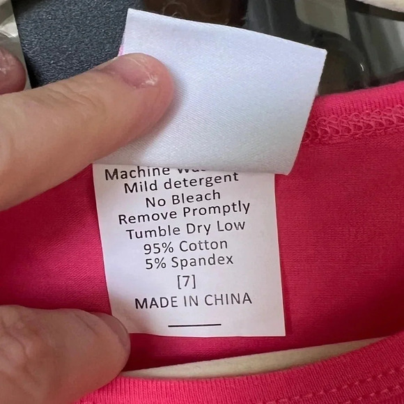 Stitchy Fish girls long sleeve top tee Barbie pink ruffles tunic blouse - Picture 5 of 7